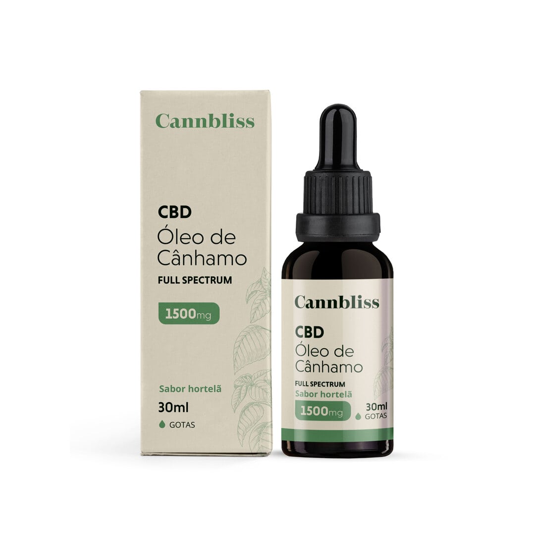 Óleo de Cânhamo CBD 5% 1500 mg Full Spectrum com MCT - 30ml