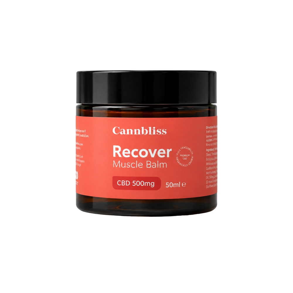 Cannbliss Recover Muscle Balm CBD 500mg 50ml