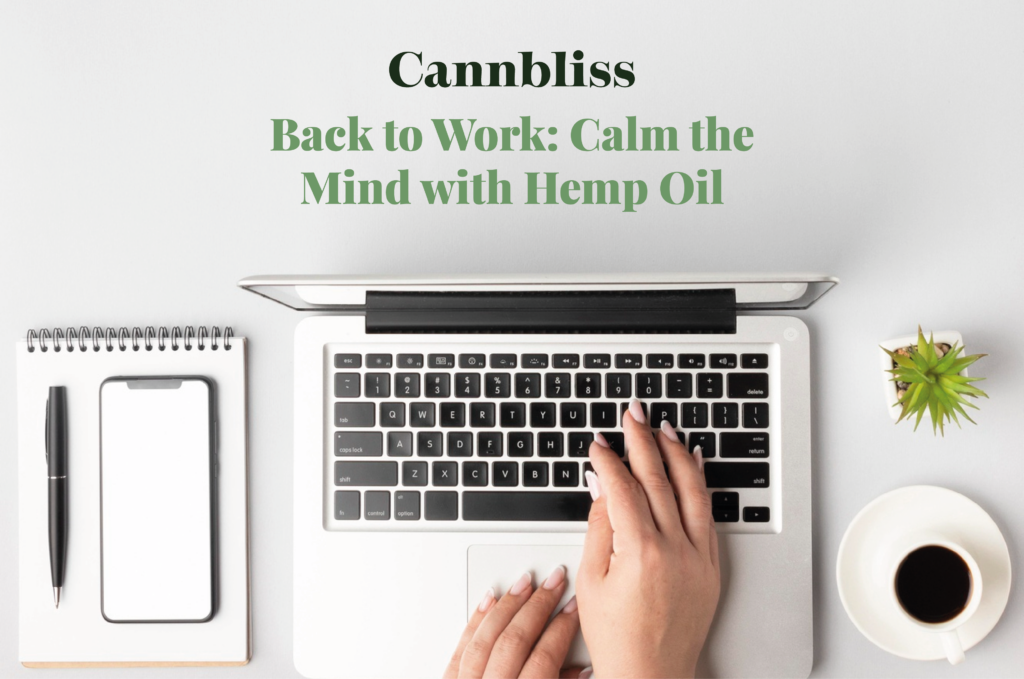 Back to work: calm the mind with hemp oil