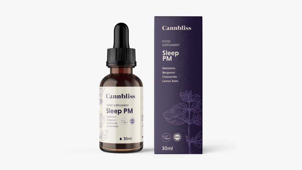 Sleep PM com melatonina, melissa e camomila: a solução natural para um sono de alta qualidade