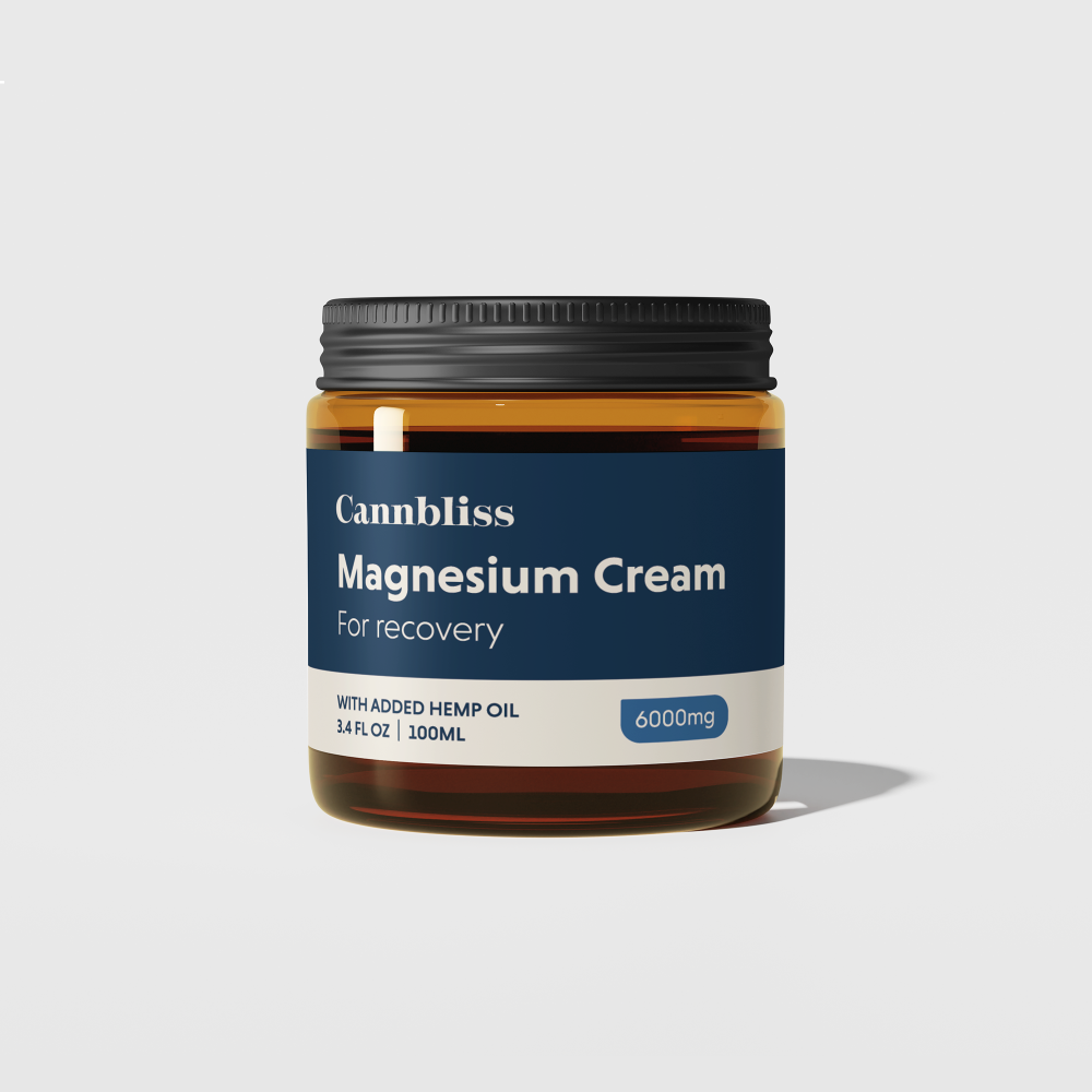 Magnesium Cream with Added Hemp Oil | 6000mg