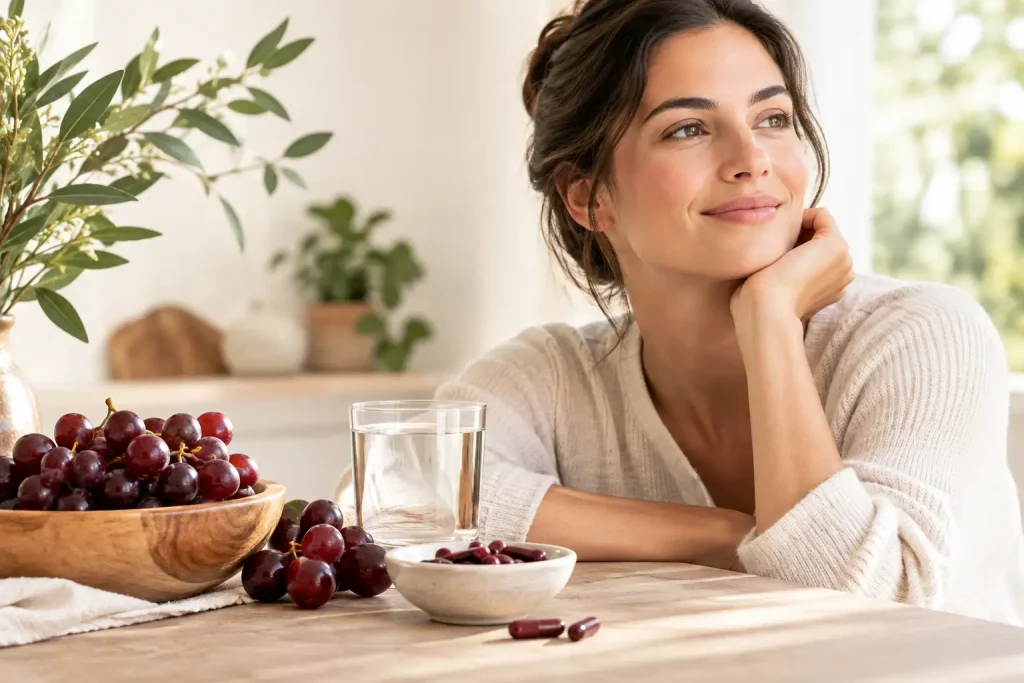 Benefícios do resveratrol diário no bem-estar