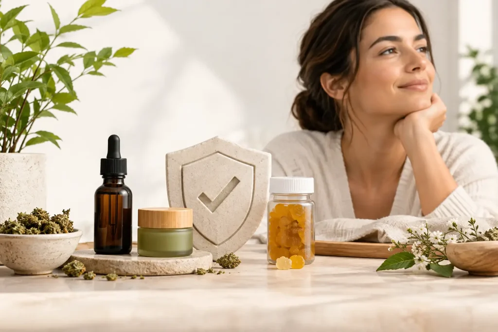 Guia de segurança para produtos de canábis